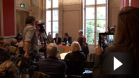 Conférence de presse à Paris
